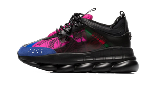 Chain Reaction Blue Black Fuchsia