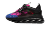 Chain Reaction Blue Black Fuchsia