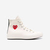 Comme Des Garçons Play x Converse Blancas