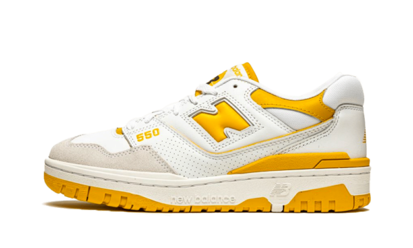 NB 550 Sea Salt Varsity Gold