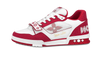 Red Monogram Denim Cinturino